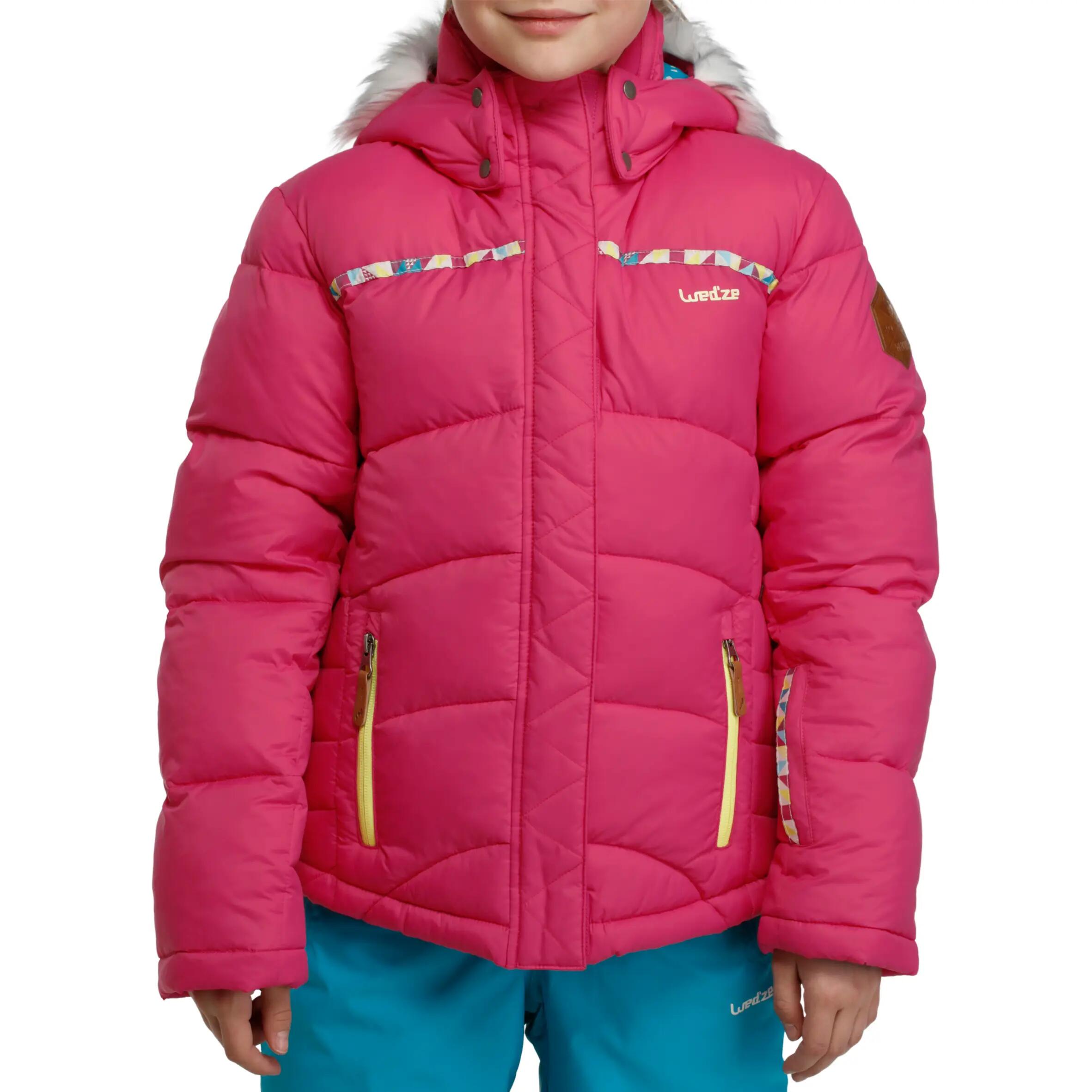 Warm Maxi Girl's Ski Jacket - Pink 2/16