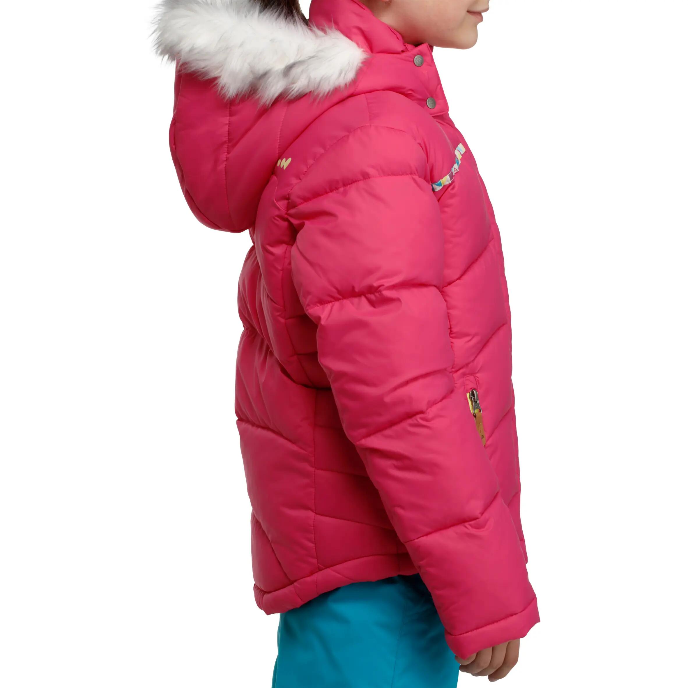 Warm Maxi Girl's Ski Jacket - Pink 3/16