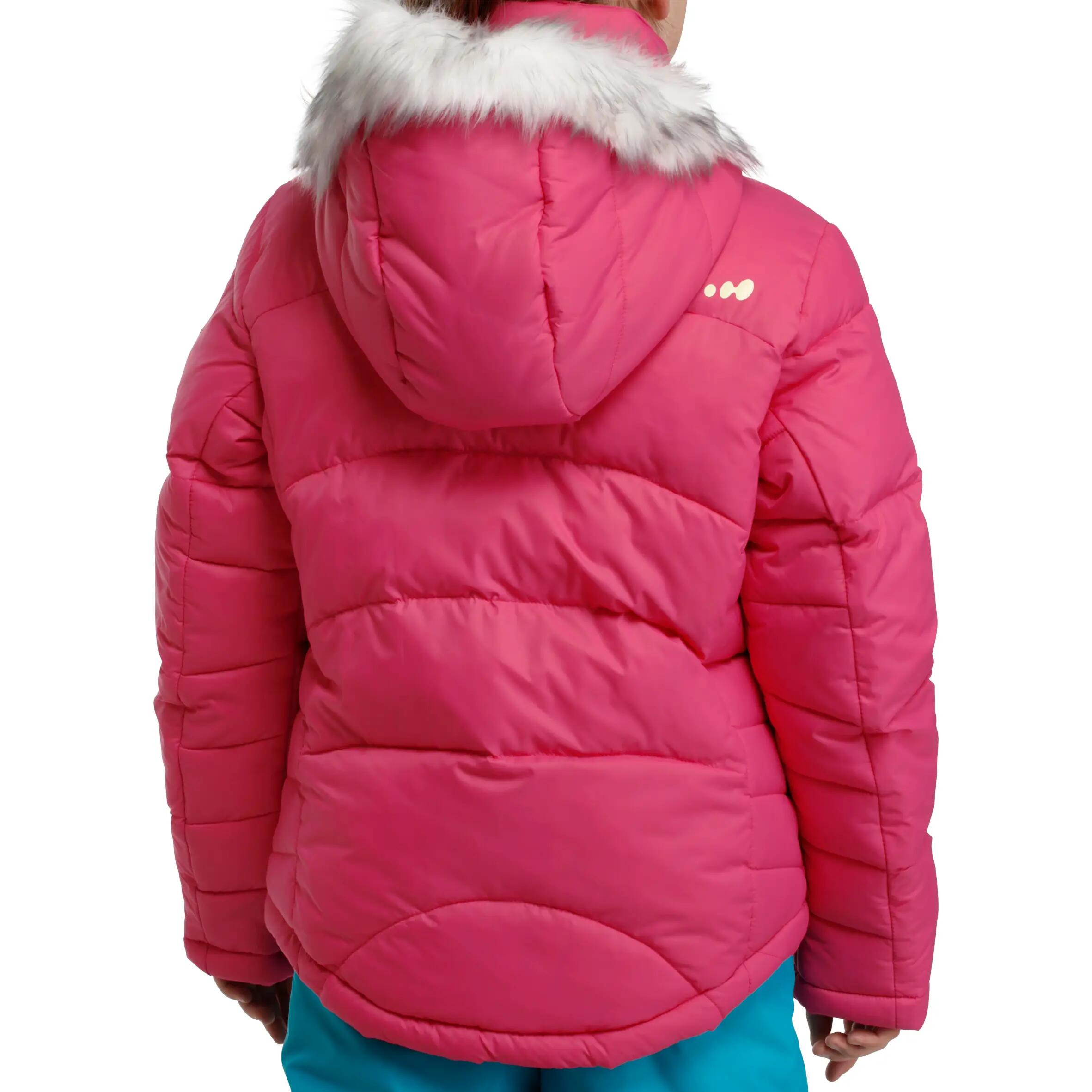 Warm Maxi Girl's Ski Jacket - Pink 4/16
