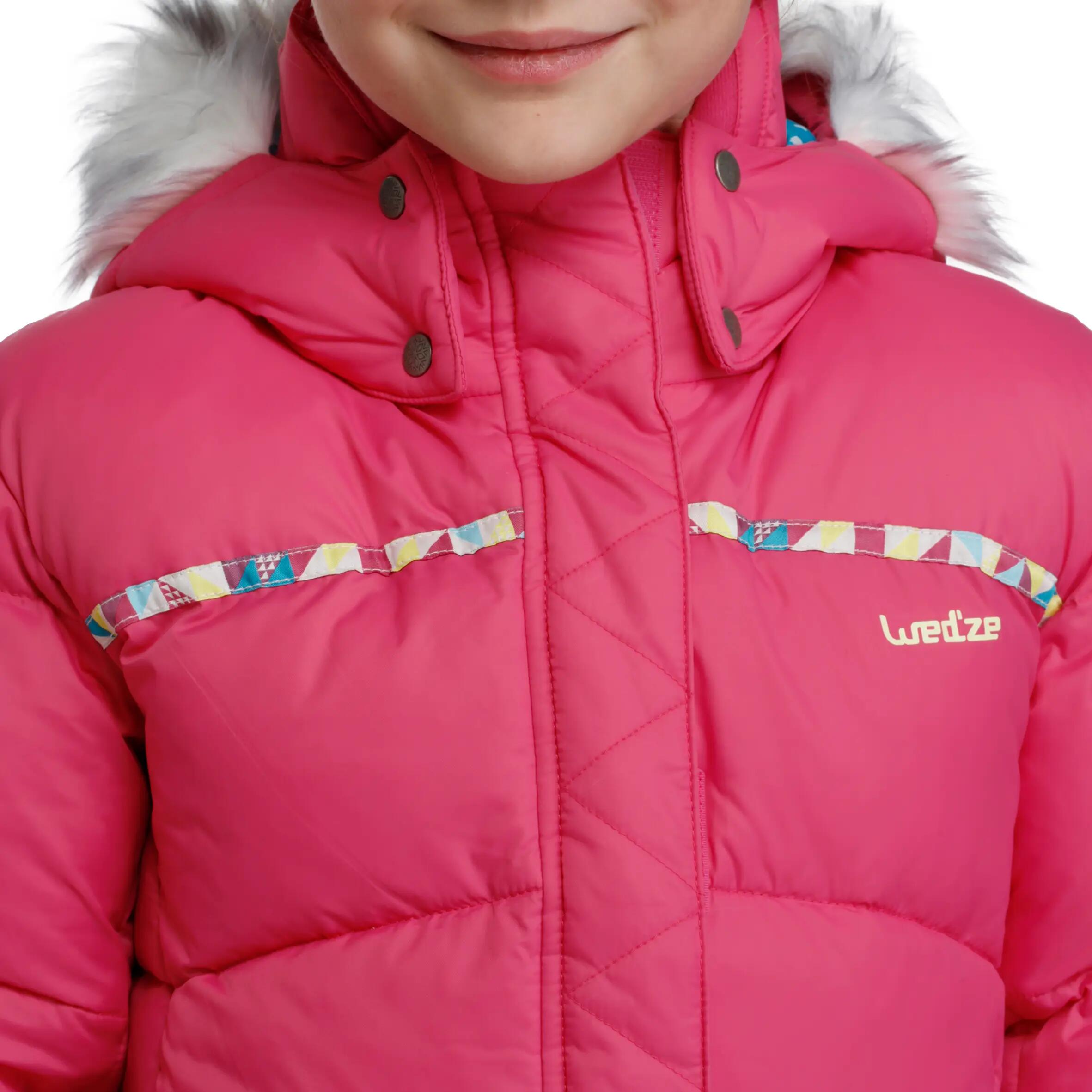 Warm Maxi Girl's Ski Jacket - Pink 6/16