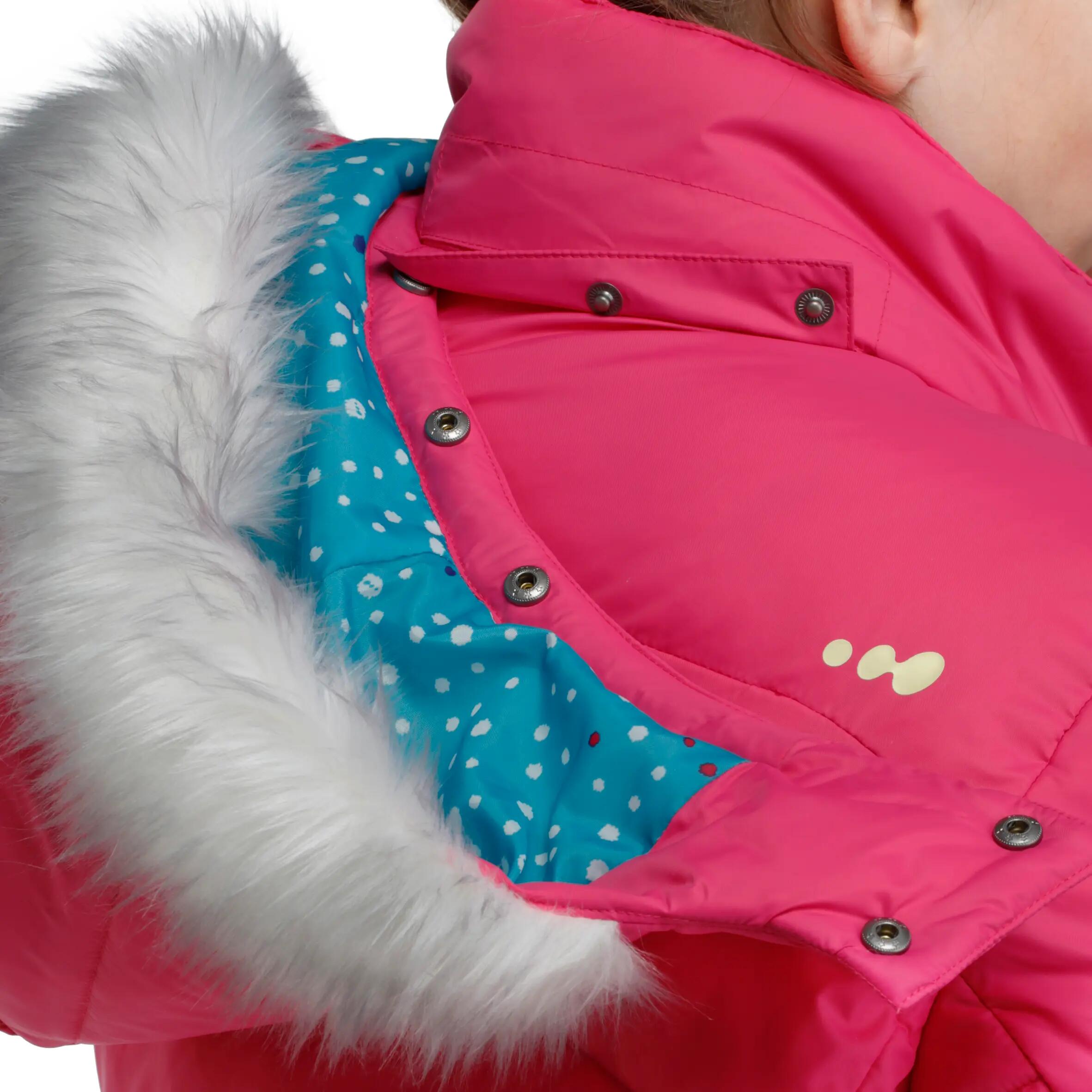 Warm Maxi Girl's Ski Jacket - Pink 8/16