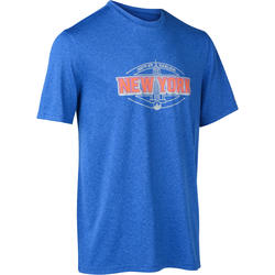 Tee Shirt Basketball homme FAST New York bleu