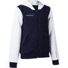 VESTE SURVÊTEMENT DE BASKETBALL POUR GARCON/FILLE DEBUTANT(E) NAVY GRIS J100