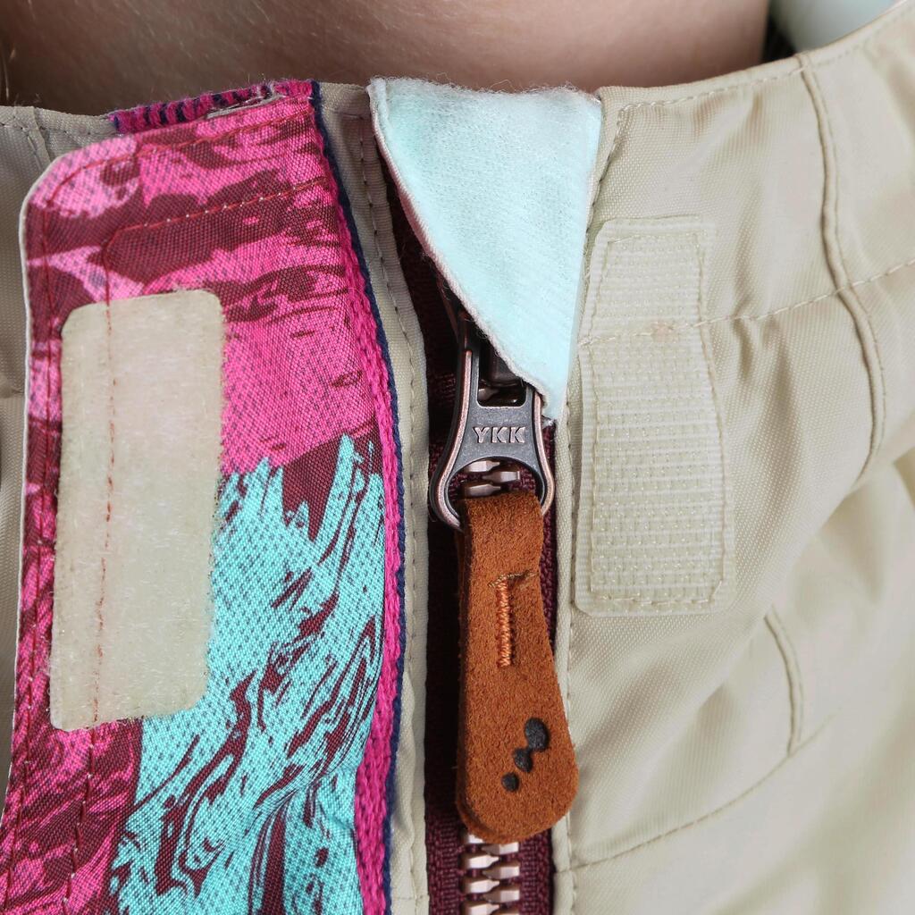 Skijacke Midstyle Kinder bordeaux/beige bordeaux/beige