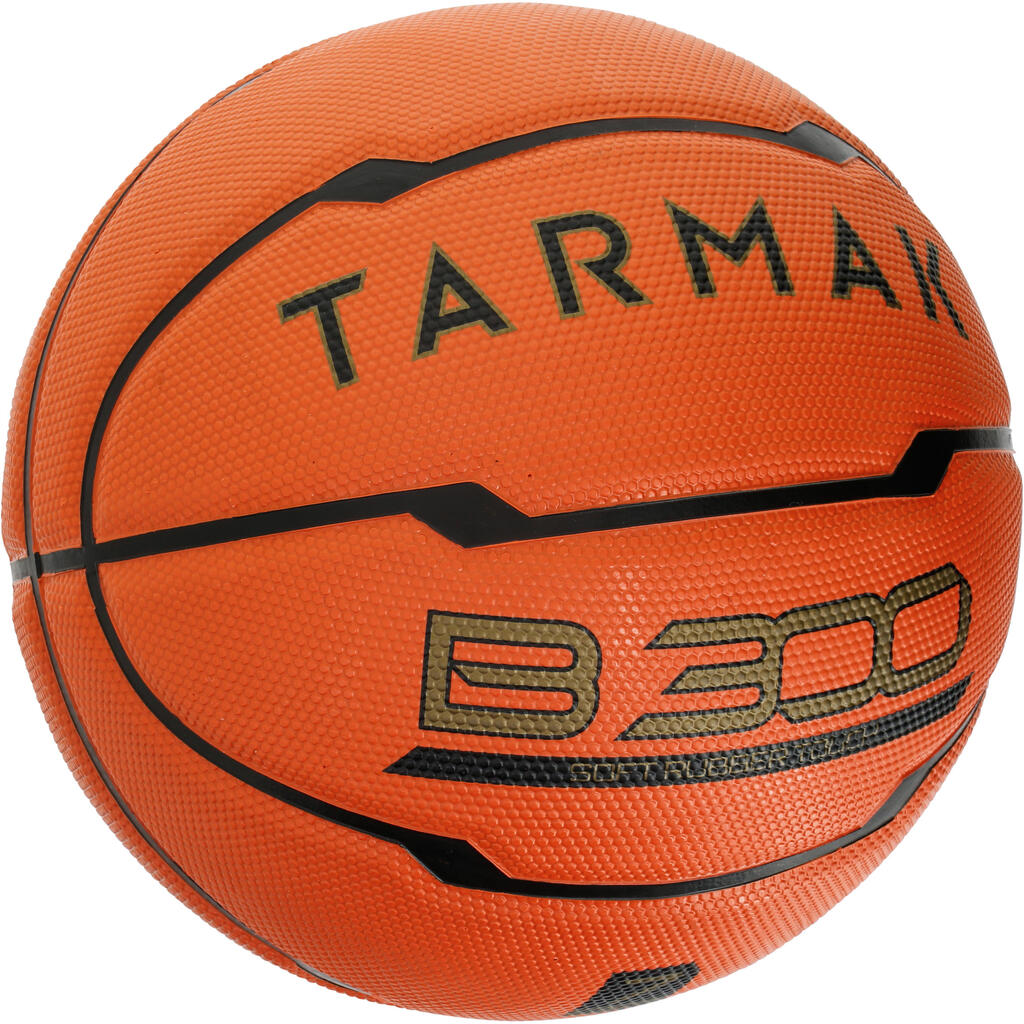 Basketball B300 Herren Größe 7 orange für Einsteiger ab 13 Jahren