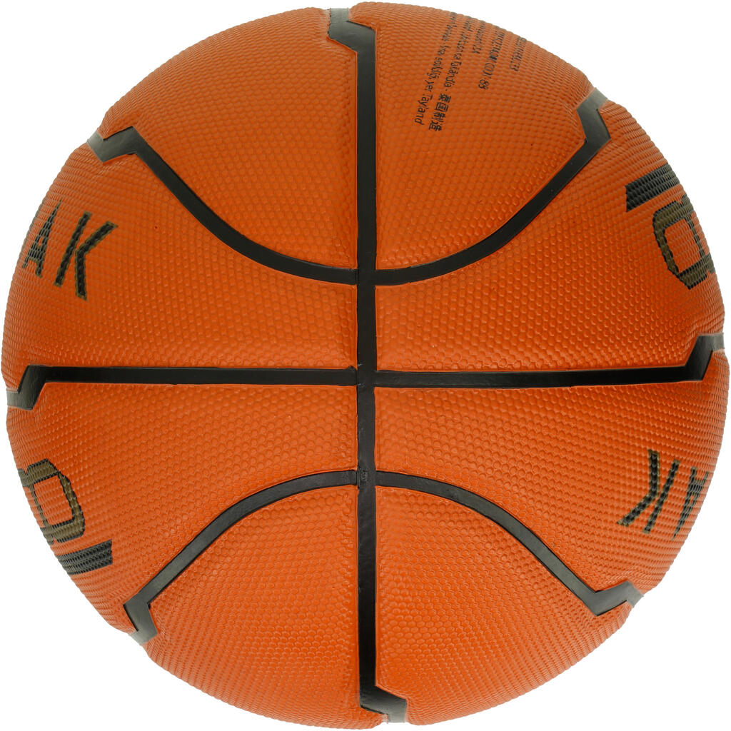 Basketball B300 Herren Größe 7 orange für Einsteiger ab 13 Jahren