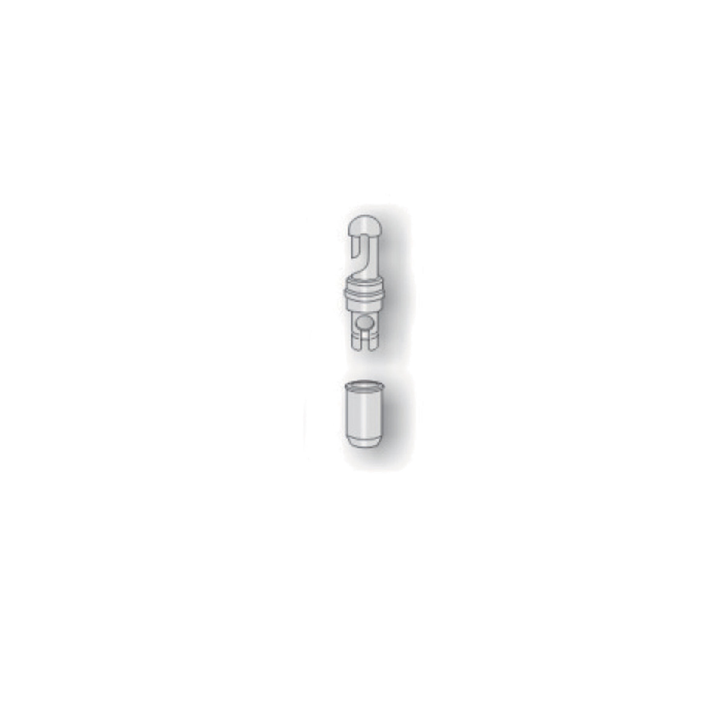 ACCESORIOS PESCA MONTAJE ELÁSTICO PROTECTOR ELAST MAXI 1,9 MM BLANCO 2/2