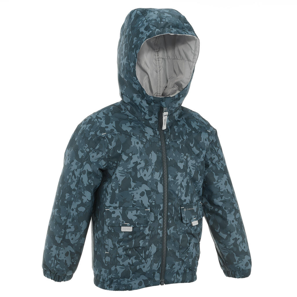 Chaqueta de senderismo nieve niños SH100 warm azul marino 