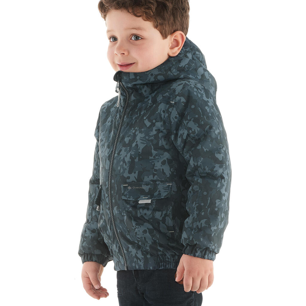 Chaqueta de senderismo nieve niños SH100 warm azul marino 