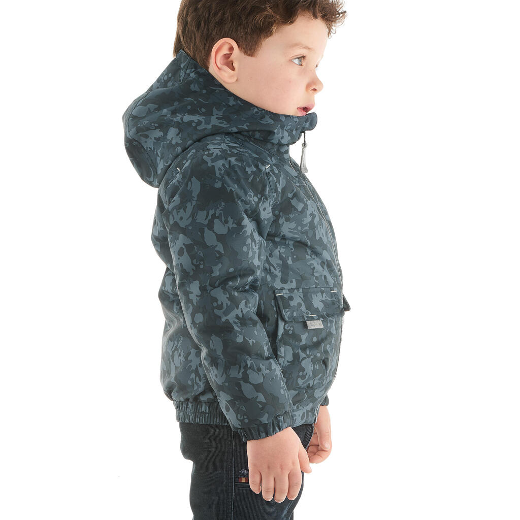 Chaqueta de senderismo nieve niños SH100 warm azul marino 