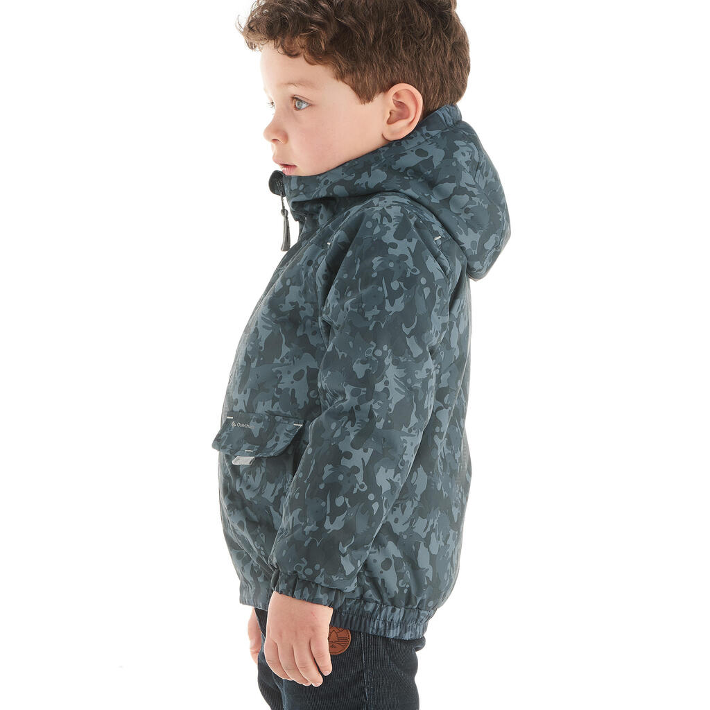 Chaqueta de senderismo nieve niños SH100 warm azul marino 