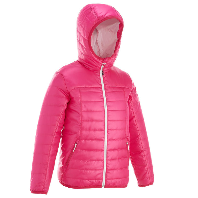 Doudoune de randonnée RANDONNÉE 500 fille rose Doudoune de randonnée RANDONNÉE 500 fille rose
