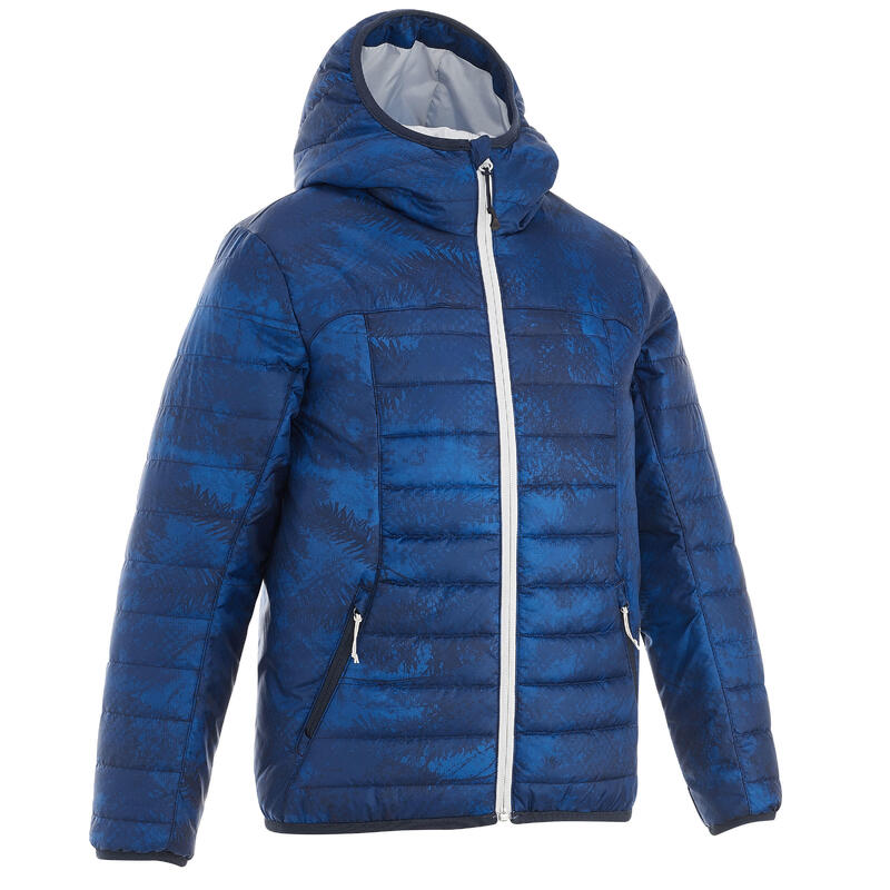 Doudoune de randonnee - mh 500 bleu - enfant 7-15 ans