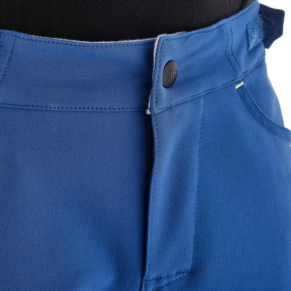 Softshellhose Wandern MH550 Kinder 123-172cm grau