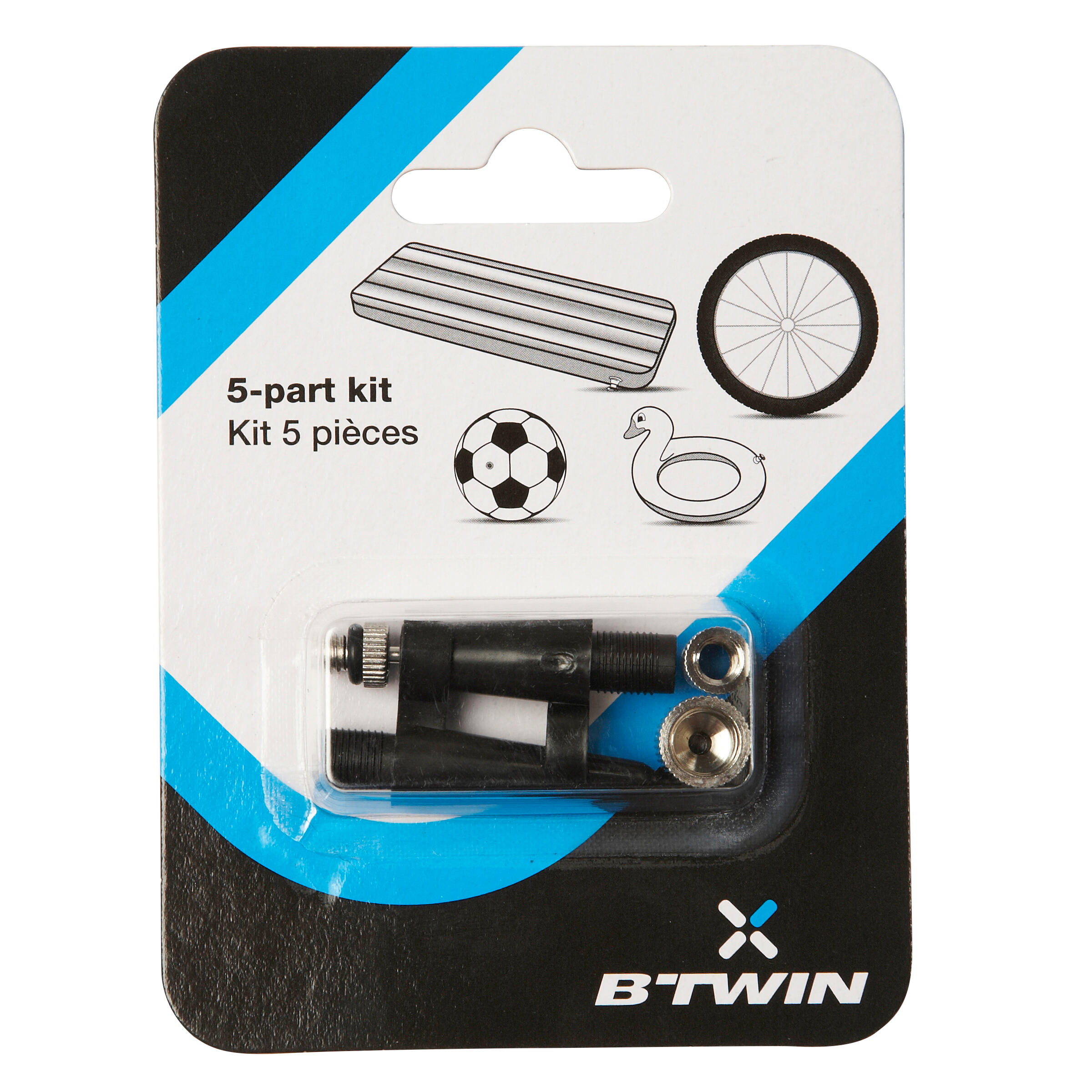 Kit of 5 inflation tips