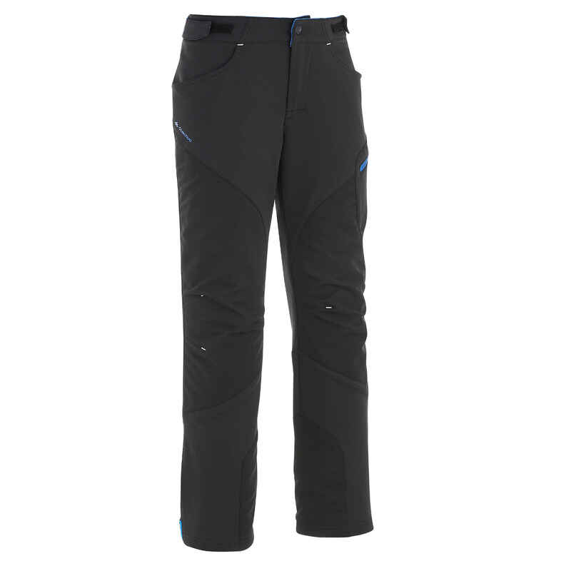 Kids' 7-15 Years Hiking Trousers MH500 - black