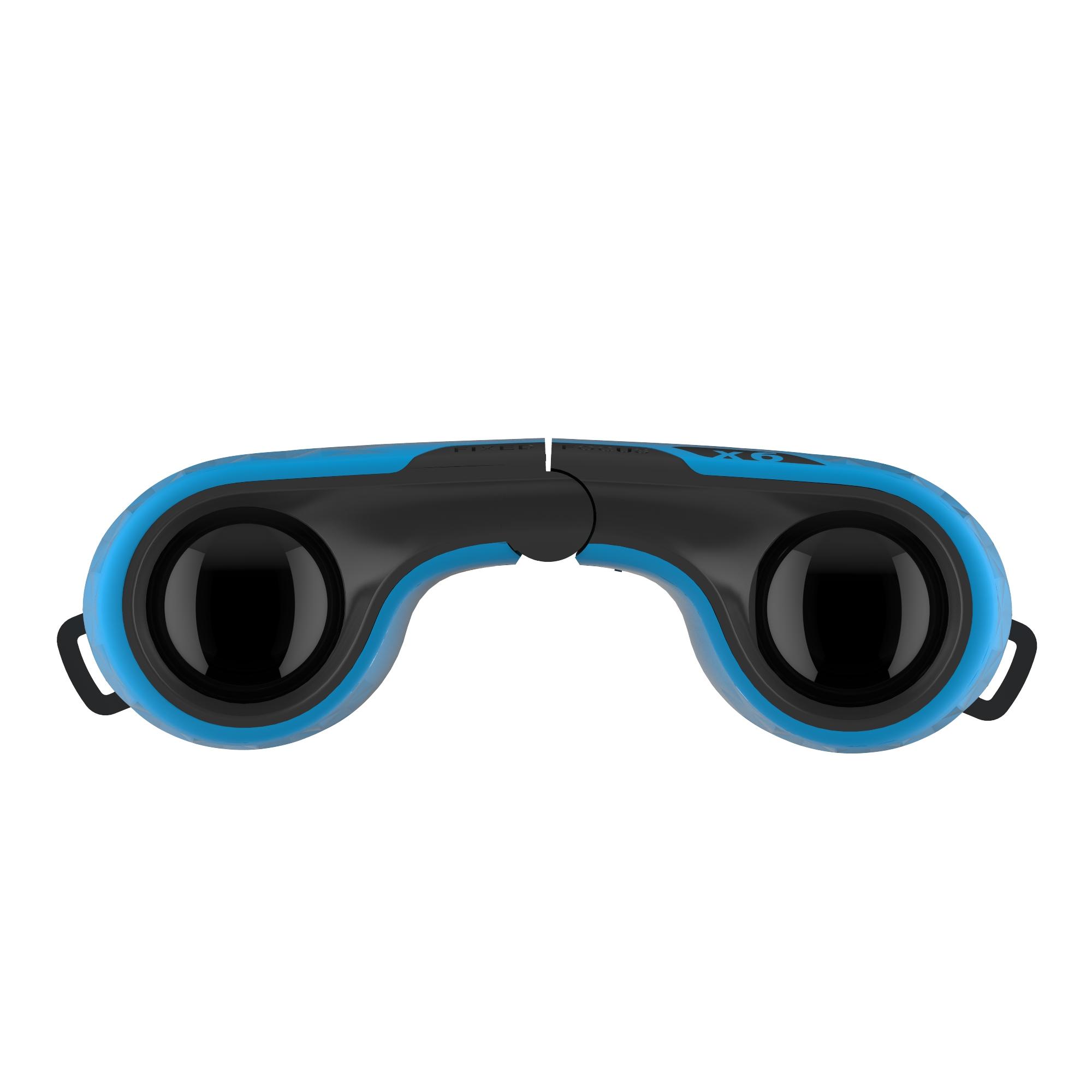 

Kids Hiking binoculars x6 magnification without adjustment - MH B100 - Blue -  By QUECHUA | Decathlon