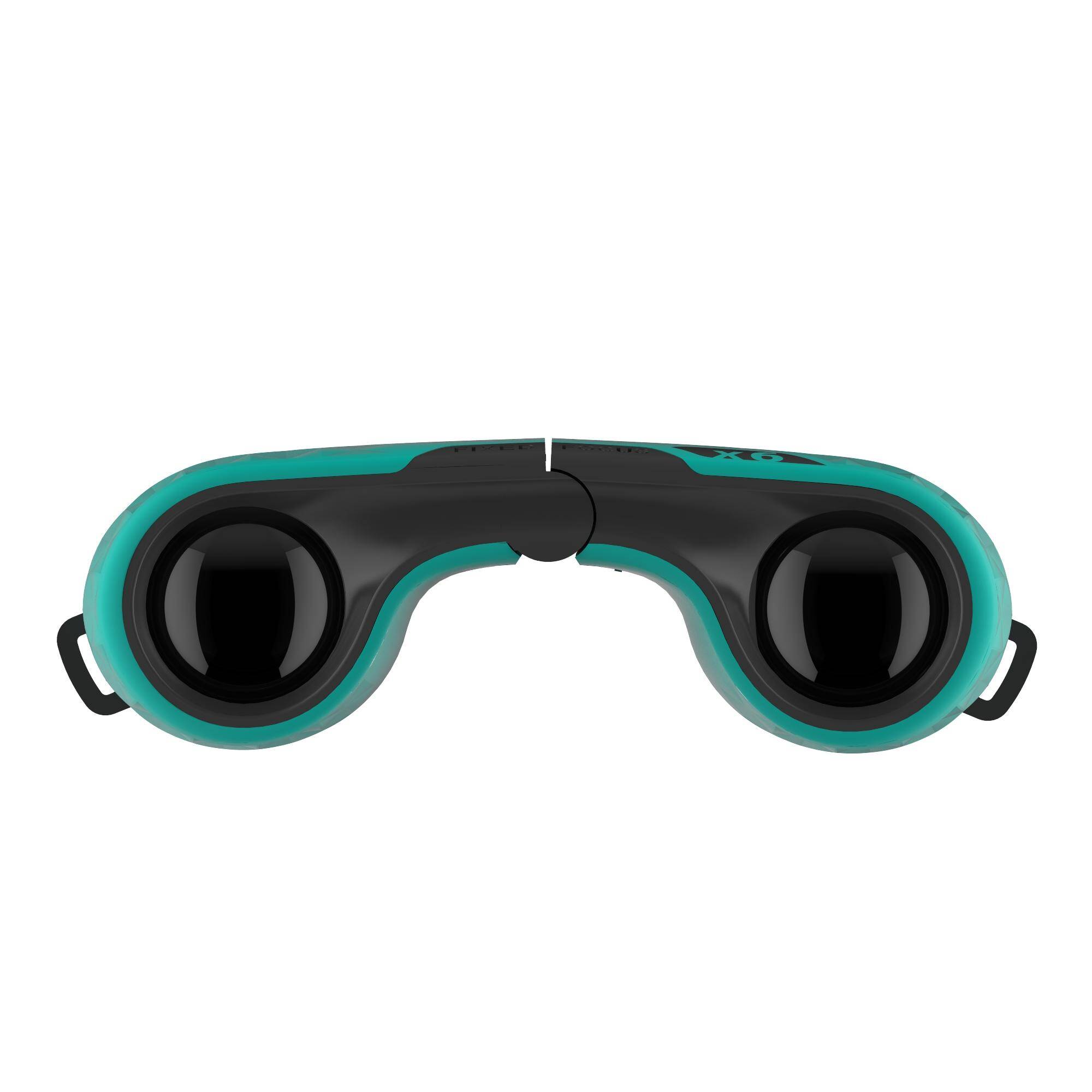 MH B 100 Fixed Focus Adult Hiking x6 Magnification Binoculars - Green -  2
