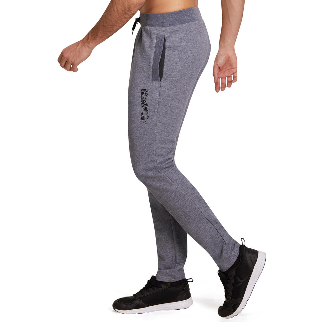 Jogginghose Slim Herren hellgrau