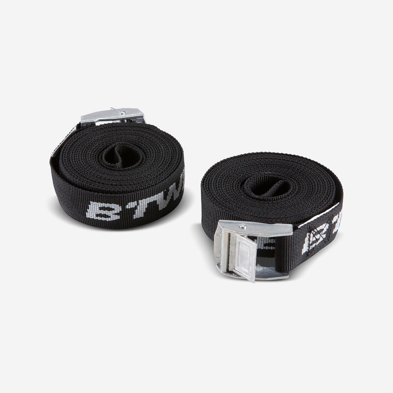 Ens 2 sangles de serrage 3 m noires Ens 2 sangles de serrage 3 m noires