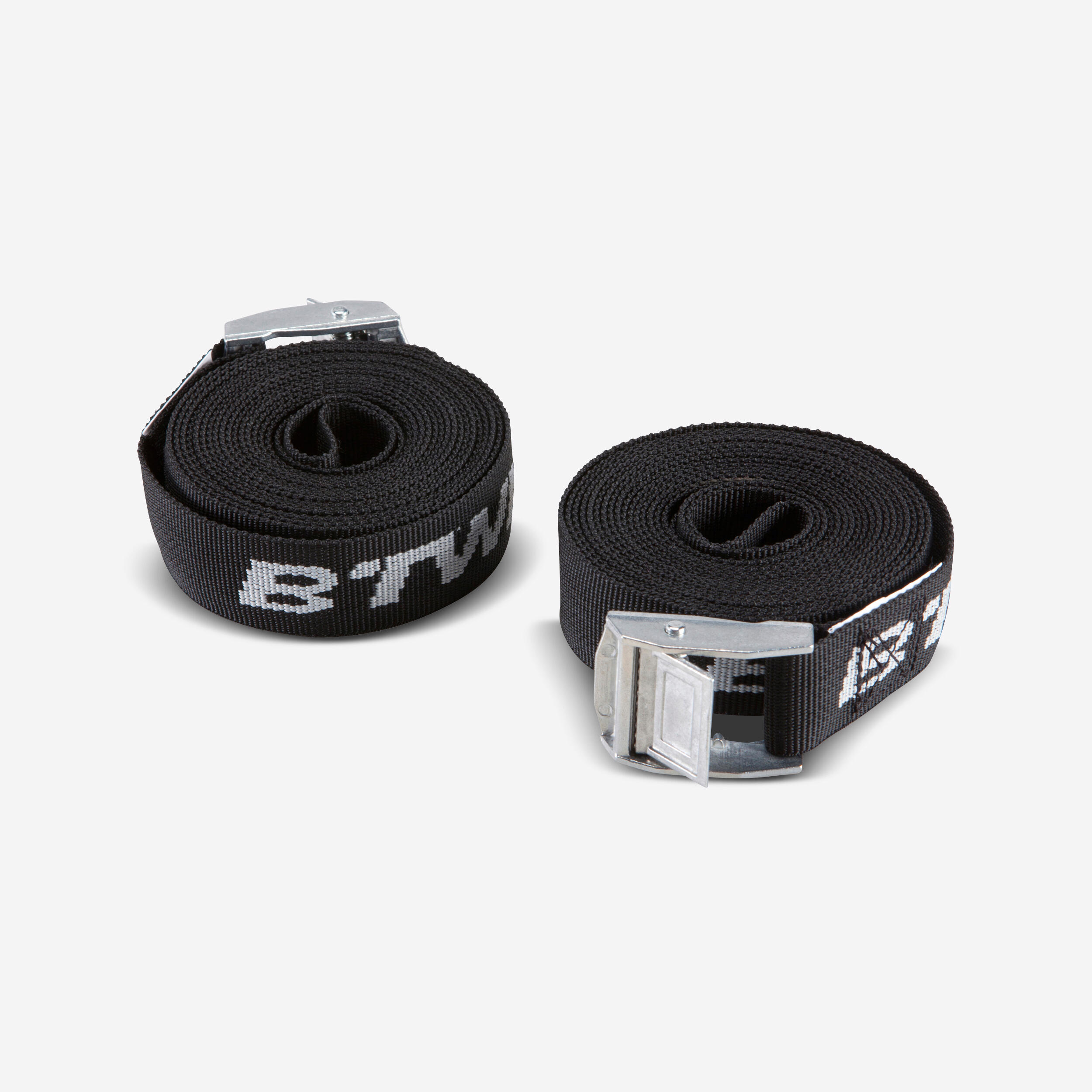 Correias de fixação 3 m preto (conjunto de 2)