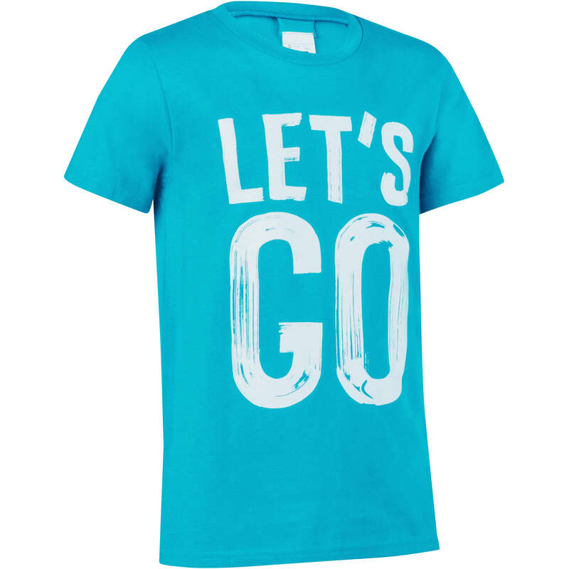 BOY EDUCATIONAL GYM APPAREL - Short-Sleeved Gym T-Shirt DOMYOS