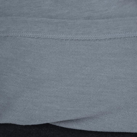 100 Girls' Gym Sweatshirt - Grey