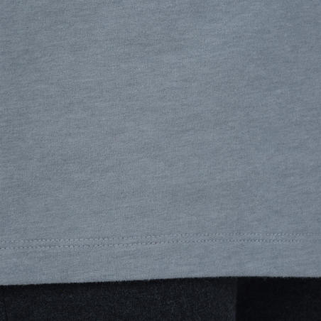 100 Girls' Gym Sweatshirt - Grey