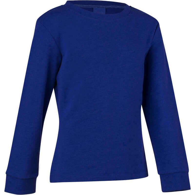 100 Girls' Gym Sweatshirt - Blue