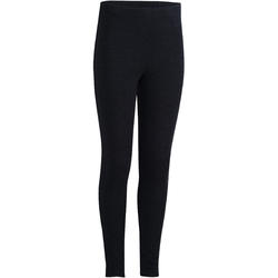 Legging chaud 100 Gym Fille gris