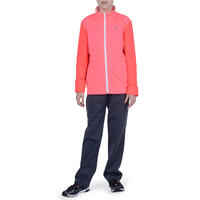 Gym'Y Energy Girls' Warm Zip-Up Gym Tracksuit - Pink