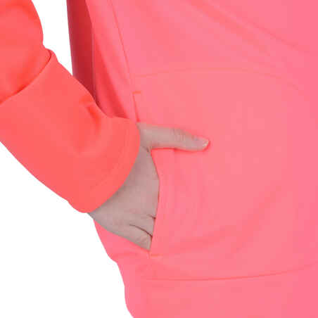 Gym'Y Energy Girls' Warm Zip-Up Gym Tracksuit - Pink