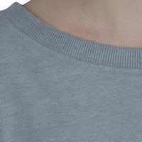 100 Girls' Gym Sweatshirt - Grey