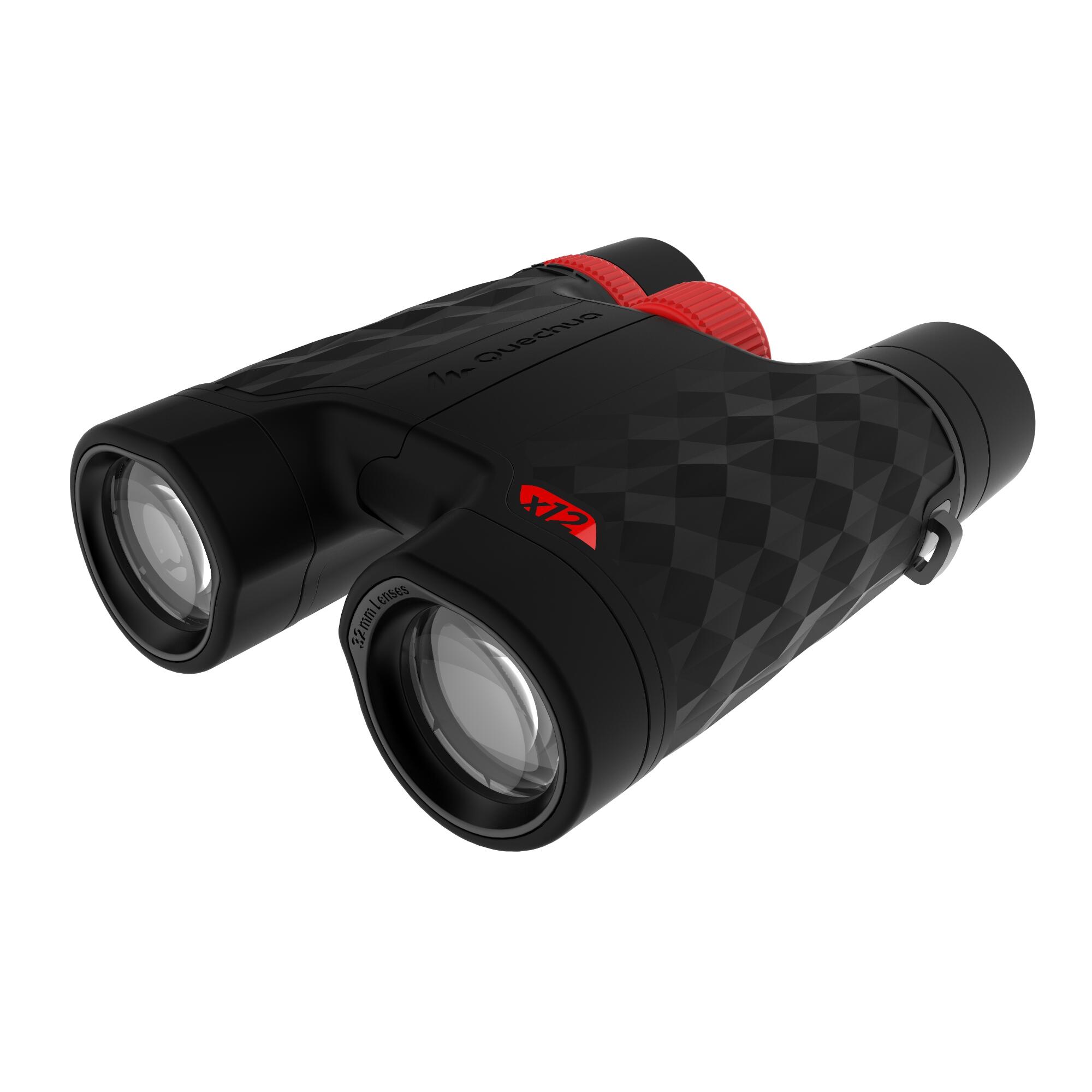 QUECHUA MH B 560 Adjustable Adult Hiking x12 Magnification Binoculars - Black
