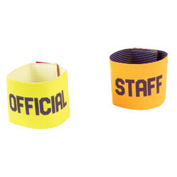 Lot de brassard équipe jaune orange