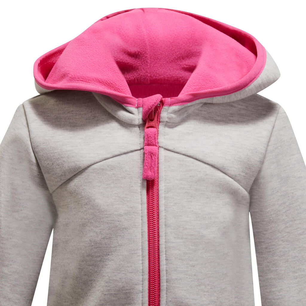 Kapuzenjacke 540 mit RV Gym Baby grau