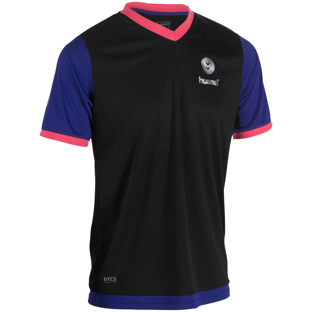 Campaign 2017 Handball Jersey - Black/Blue/Pink with Silver Chevrons