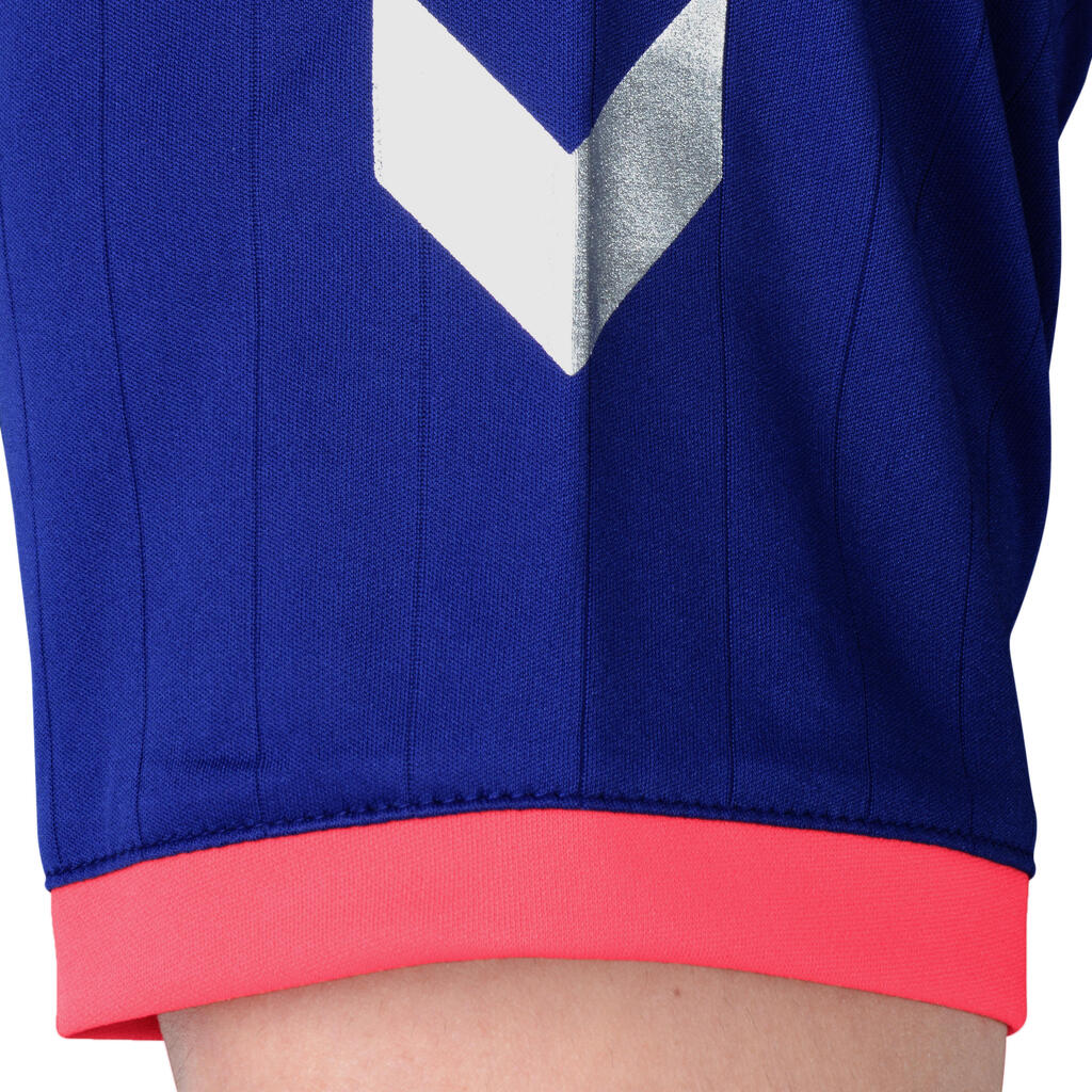 Campaign 2017 Handball Jersey - Black/Blue/Pink with Silver Chevrons