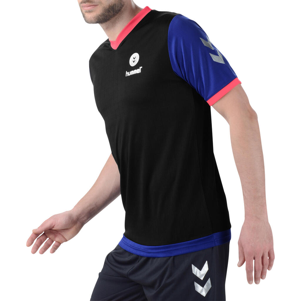 Campaign 2017 Handball Jersey - Black/Blue/Pink with Silver Chevrons