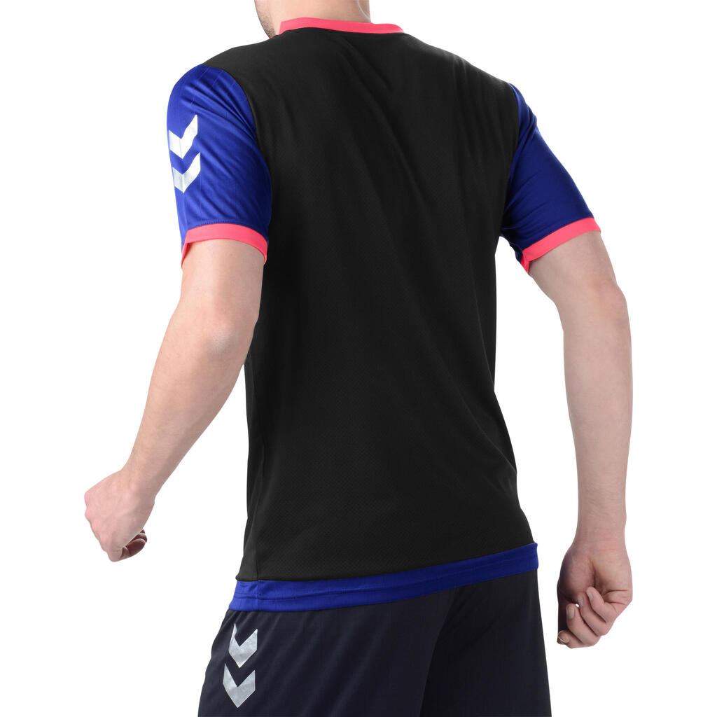 Campaign 2017 Handball Jersey - Black/Blue/Pink with Silver Chevrons