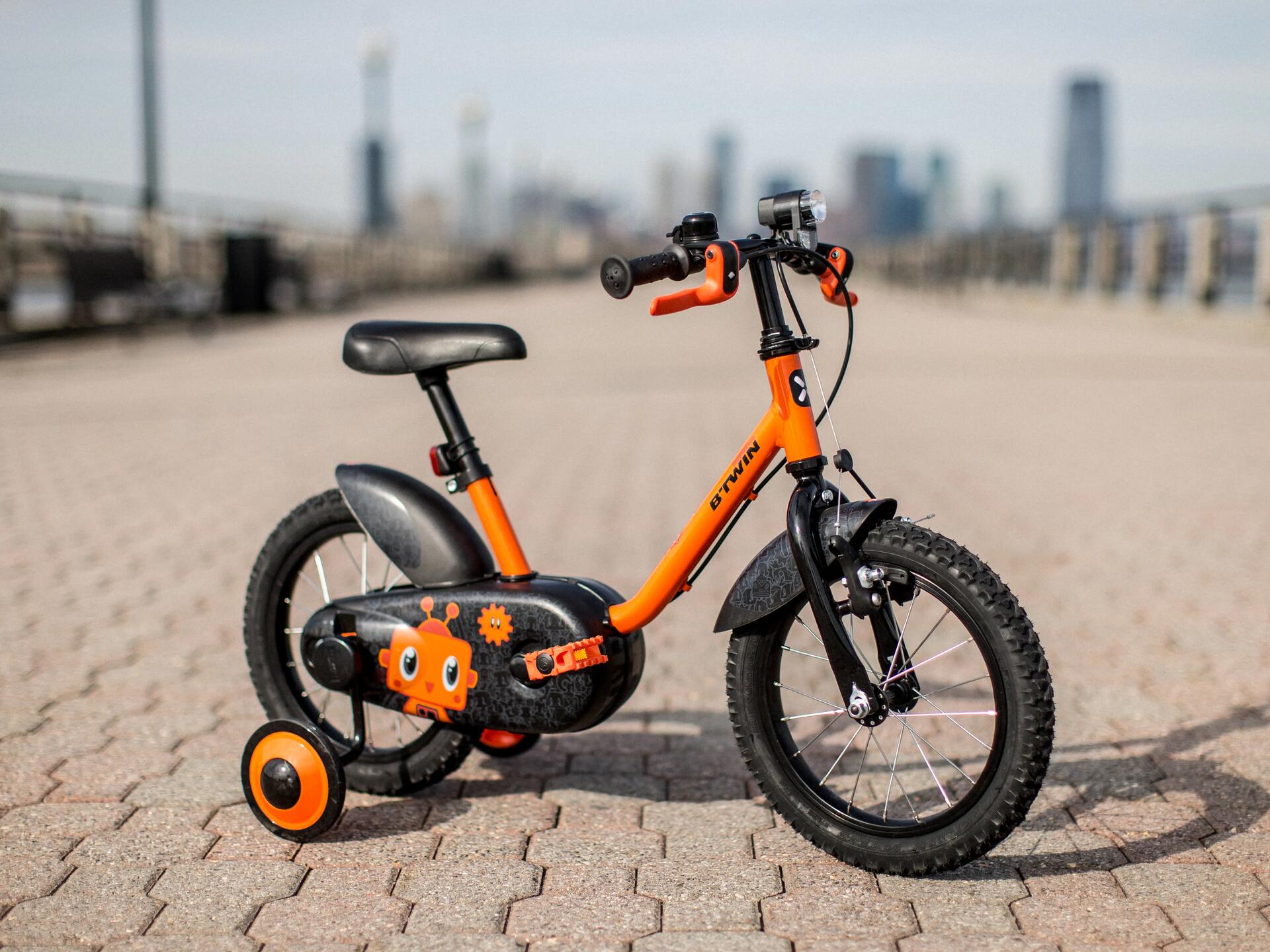 BICICLETĂ COPII BTWIN Kids 14 inch 500 Robot: Manual de instrucțiuni, reparații