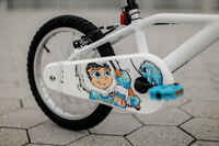 אופניים לילדים 16 אינץ' דגם 100 לגילאי 4-6 - לבן