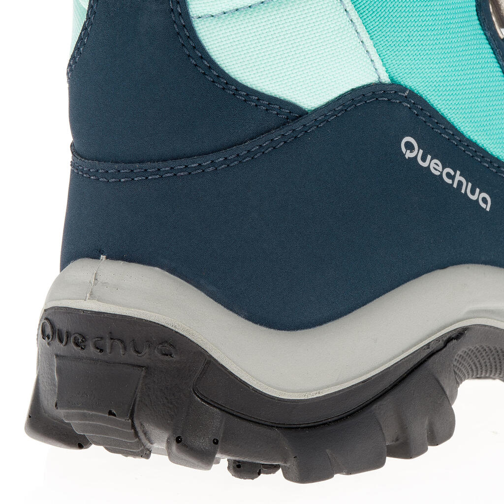 Winterschuhe Winterwandern - SH500 wasserdicht hoch Kinder Gr.30–38 schwarz