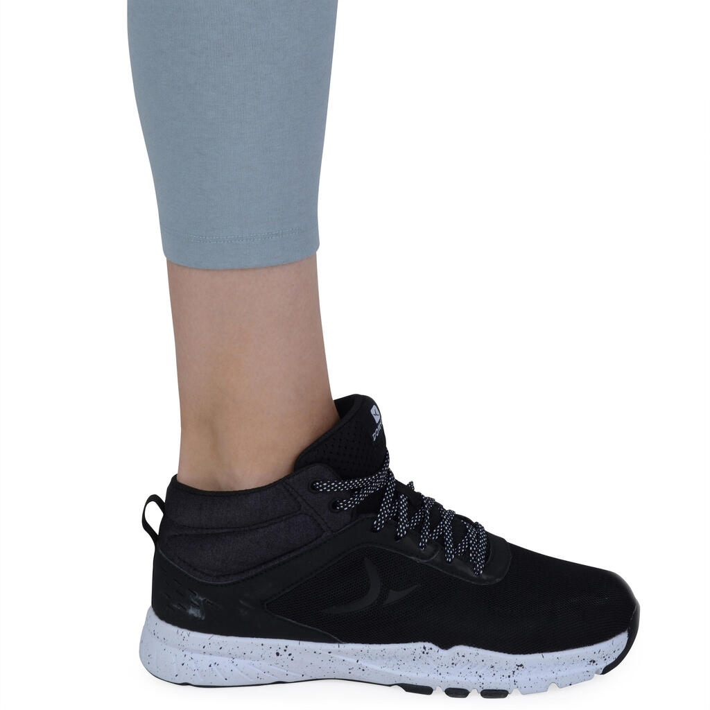7/8-Leggings FIT+ Slim Damen grau/blau