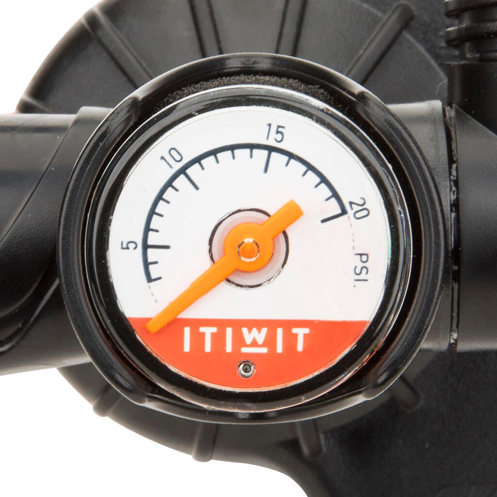 Pressure gauge for Itiwit dual- and triple-action high-pressure pump