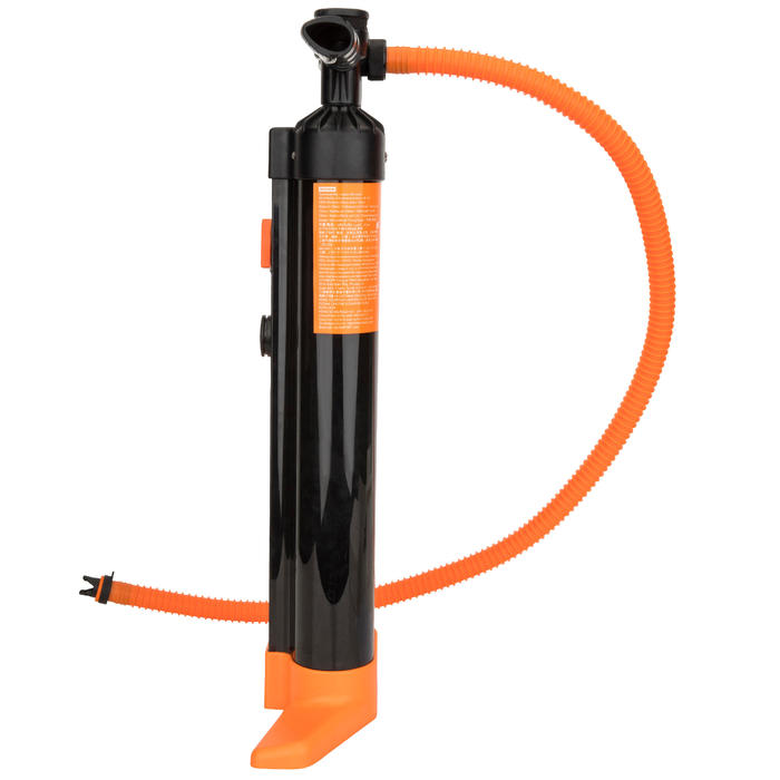 POMPE A MAIN STAND UP PADDLE HAUTE PRESSION 20 PSI TRIPLE ACTION NOIR