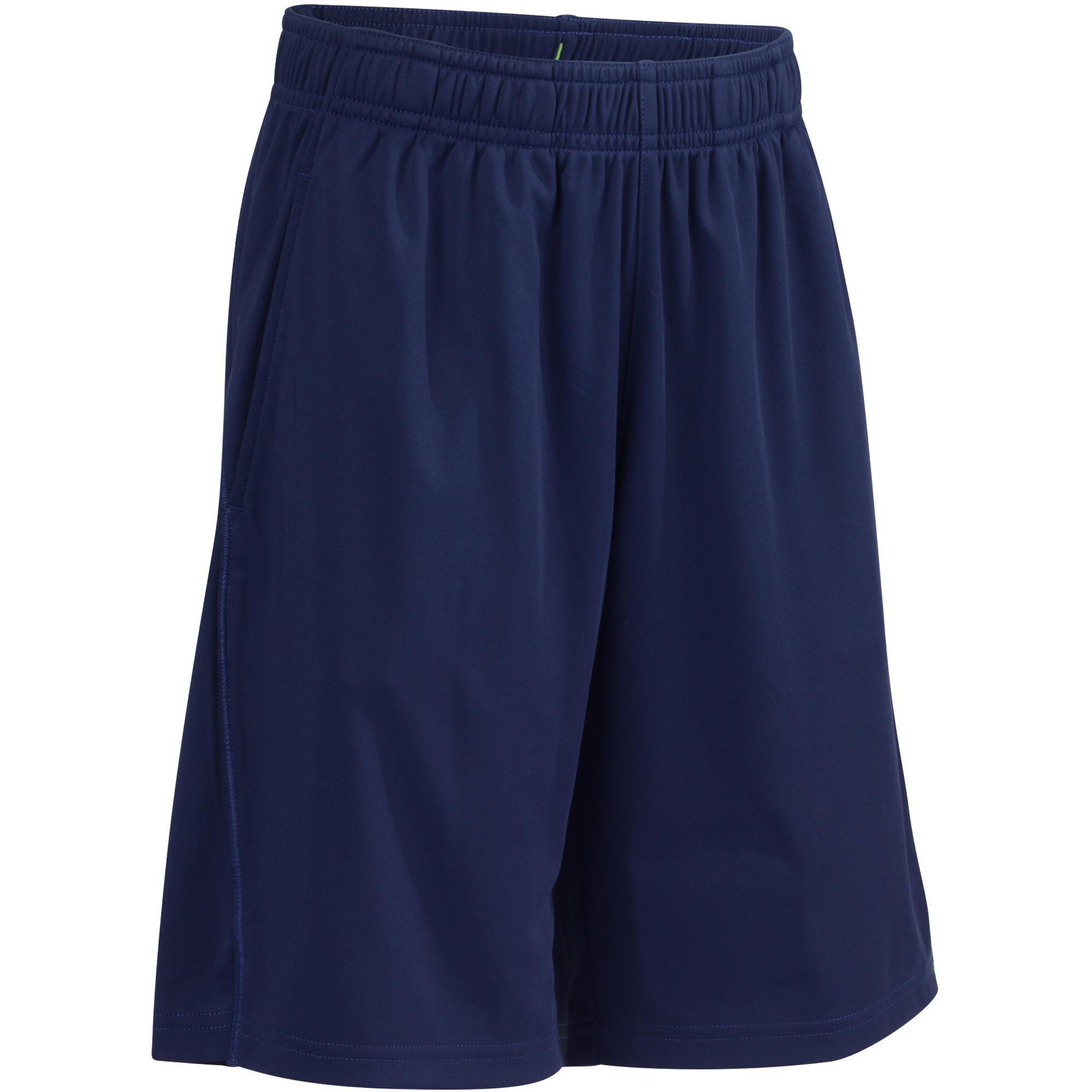 S500 Boys' Gym Shorts - Navy Blue | Domyos by Decathlon