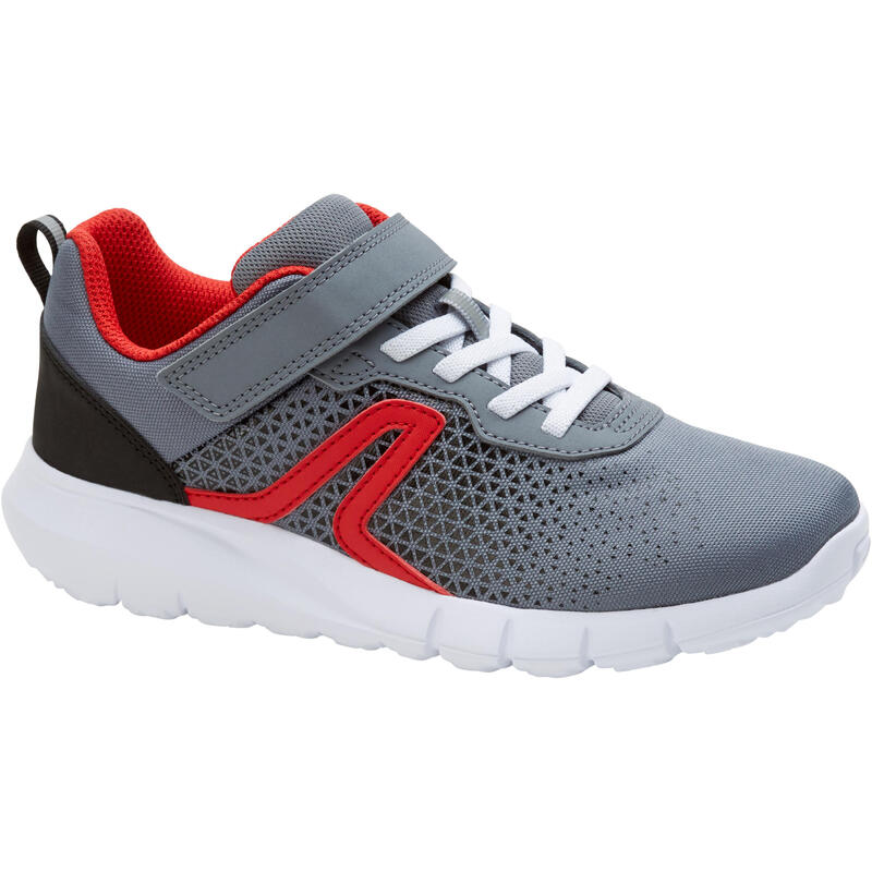 Soft 140 Children's Fitness Walking Shoes - Grey / Red