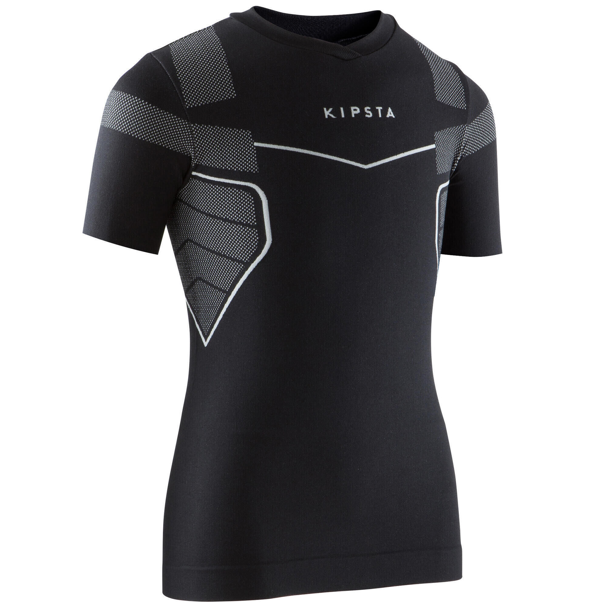 KIPSTA Keepdry 500 Kids' Base Layer - Black