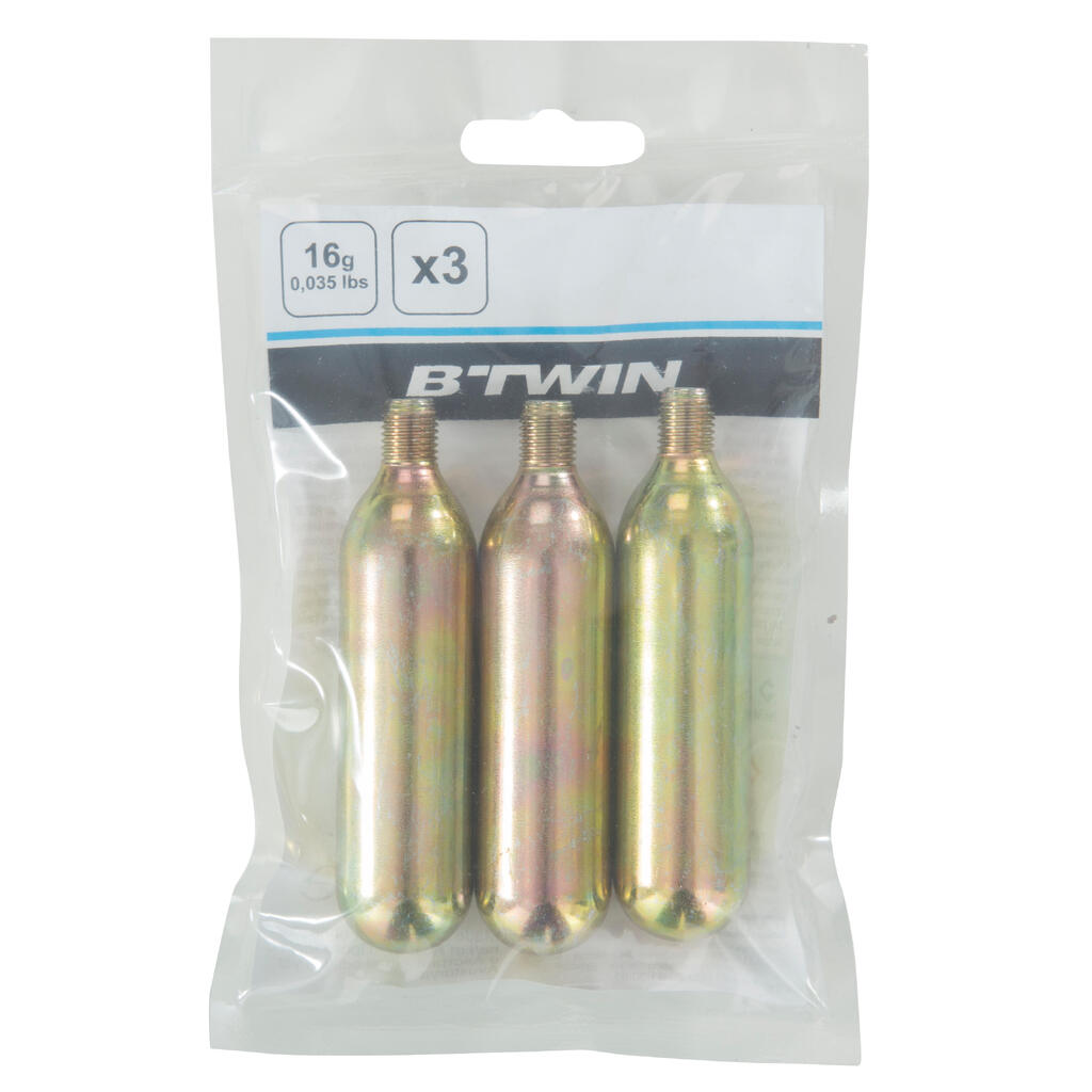 CO2 Cartridge Tri-Pack - 16g